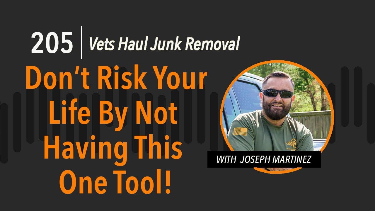 VLOG 205 This $15 Junk Removal Tool Can Save Your Life!  VetsHaulJunk.com