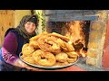 Grandma Makes Traditional Donuts for Her Family in a Remote Village!