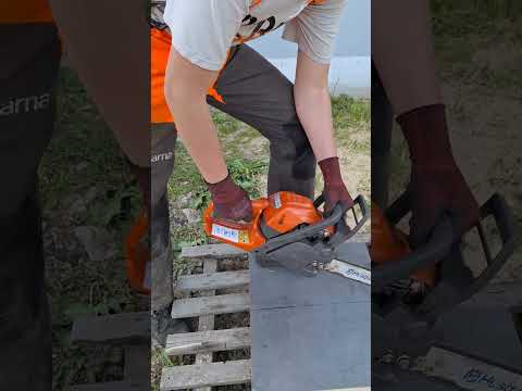 Gasoline chainsaw Husqvarna