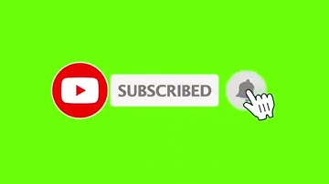 YouTube green screen subscribe button animation in 5 seconds with bell sound || No copyright