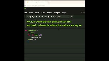#Python Generate and print a list of first list 5 elements where the values are square