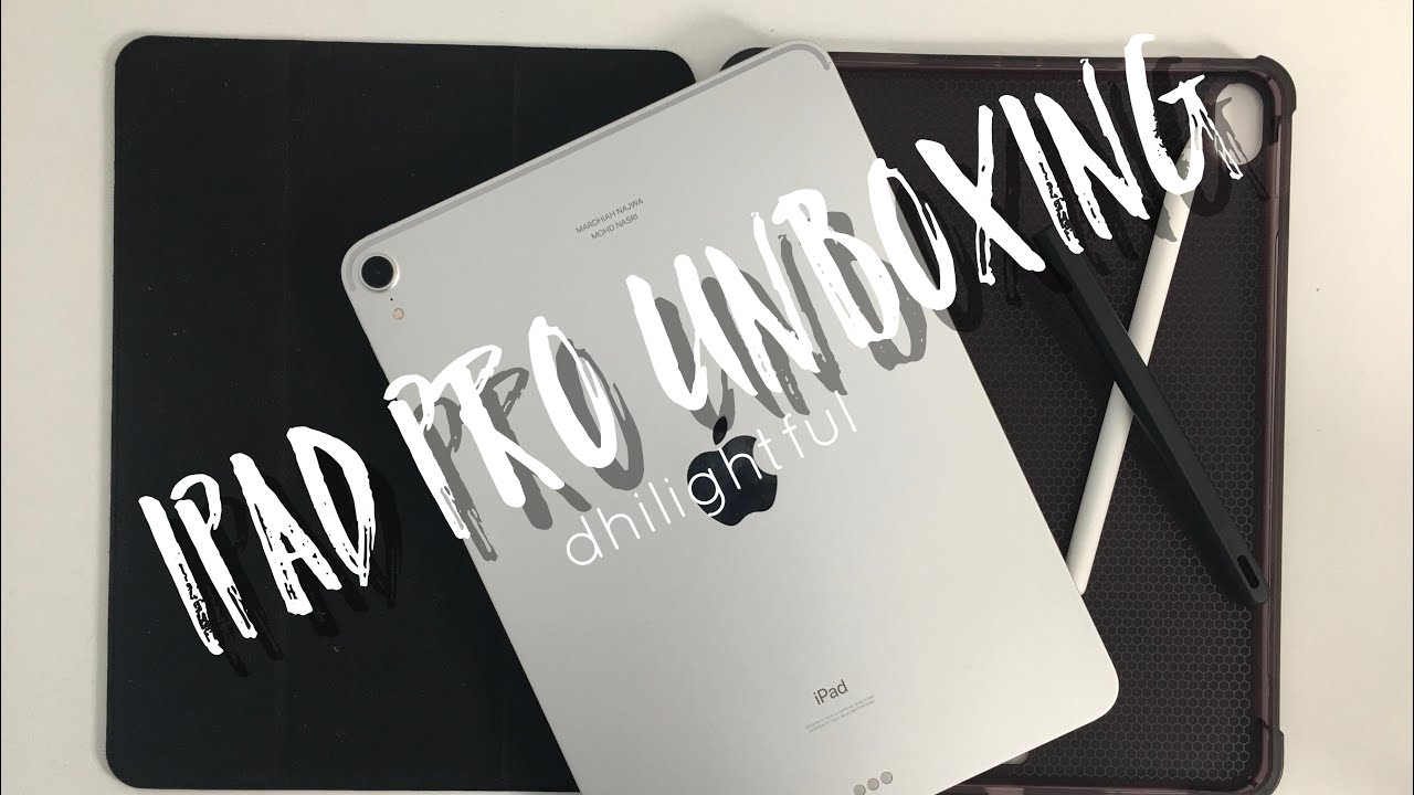 Apple iPad Pro 11 inch unboxing & Apple Pencil 2nd Generation +