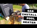 NATURAL GAS INSTALLED FOR SWIMMING POOL HEATER