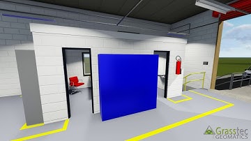3D model of a utility station