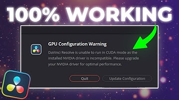 How To Fix GPU Configuration Warrning In Davinci Resolve 20 (PROBLEM SOLVED)