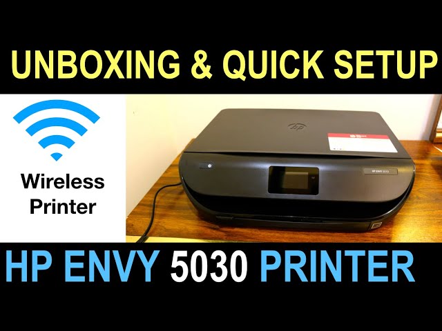 HP Envy 5030 SetUp, Unboxing review - YouTube