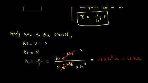 Source free RL circuit 2 | Electrical and Electronics Engineering | Electrical Engineering