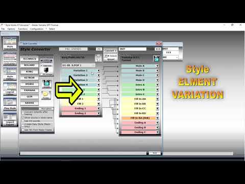 How to Convert Style KORG Pa50 to Yamaha (Optional) Using Style Work XT Universal
