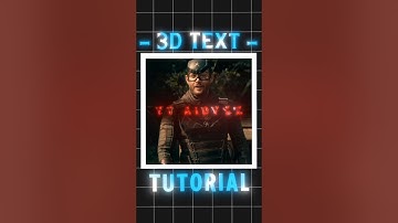 3D Text Tutorial on Phone | NodeVideo Editor | + FREE Presets #shorts