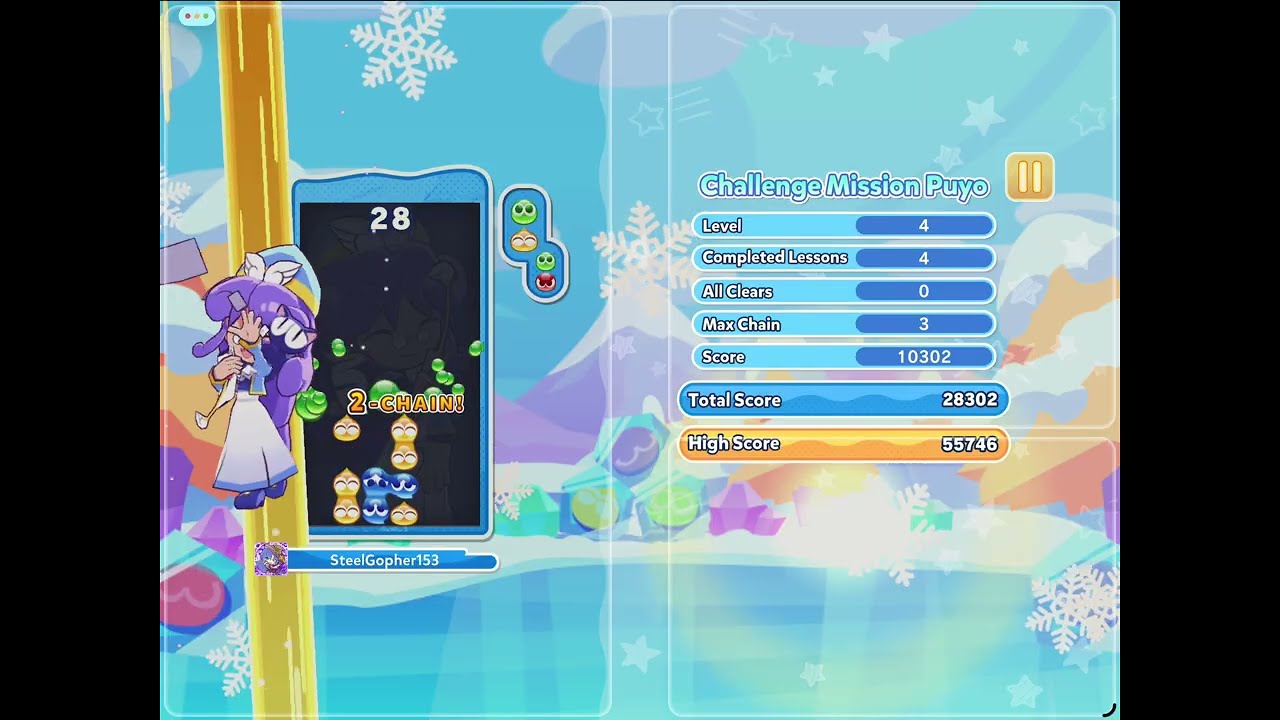 Puyo Puyo puzzle pop.