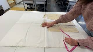 1 Fabric Layout & Interfacing Layout & Attachment (McCalls 8051)