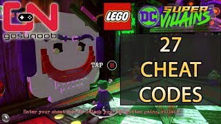 Lego DC Super-Villains Cheat Codes - Unlock All 27 Characters & Showcase