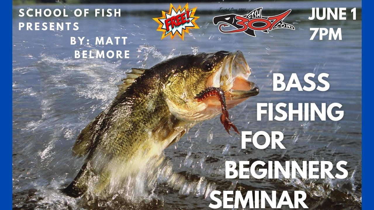 Bass Fishing for Beginners Seminar and Live Stream Taught by Matt