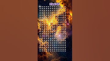 Can you find 67? #puzzle #brainteaser #numberchallenge #shorts