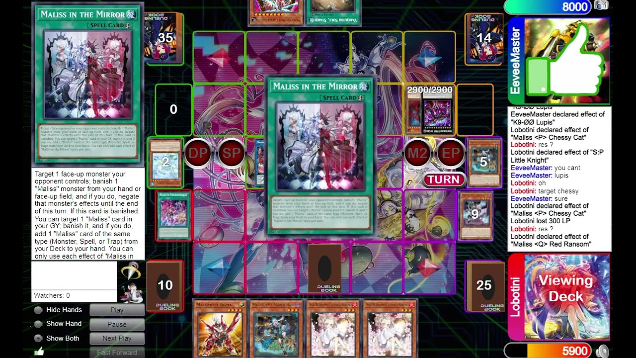 DUELING BOOK BO3 Maliss Bystial Yummy vs K9 Vanquish Soul