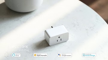 Meross SmartPlug Mini, Support Apple HomeKit, Siri, Alexa.