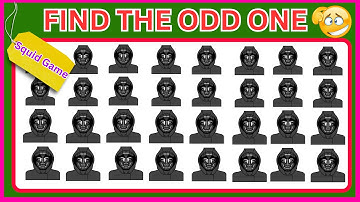Find the ODD One Out - Squid Game 1 Edition 🦑 🎮|  | Easy, Medium, Hard | Brainstorming