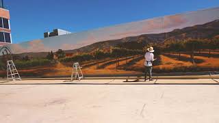 Vineyards Mural Time Lapse (Beckstoffer Vineyards)