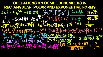 Operations On Complex Numbers in Rectangular, Polar and Exponential Forms (Live Stream)