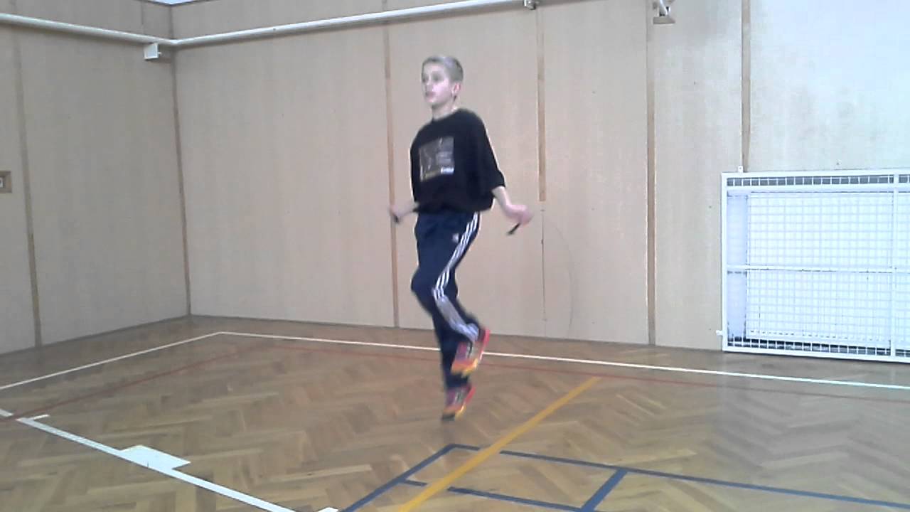 Jump Rope Single-leg Hops (www.BasketballDrills.cz) - YouTube