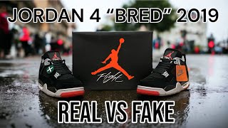 Real Vs Fake Jordan 4 “Bred” 2019 (Don’t Get Scammed) #nike #jordan #shoes