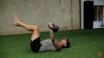 Kettlebell Sarm Dead Bug Floor Press