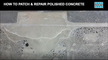 How to Patch and Repair Polished Concrete Floors and Polishable Overlay