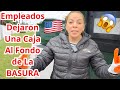 Empleados dejaron Una Caja llena con paquetes sellados al Fondo de la BASURA😱😳🇺🇸#NoemyBLaSalvadoreña