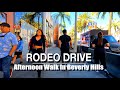 Rodeo Drive Afternoon Walk In  Beverly Hills Walk |5k 60 | Natural Sounds