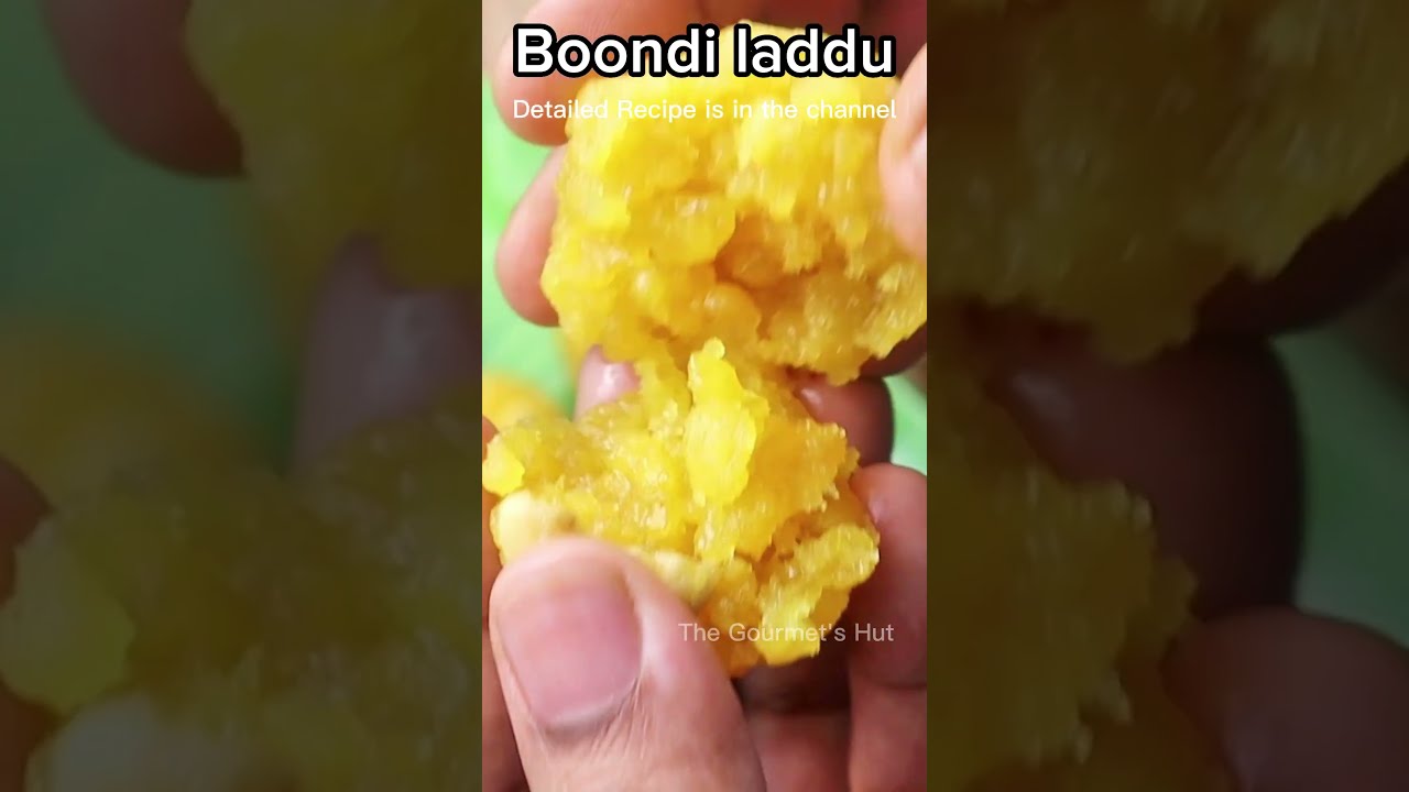 Easy Boondi Laddu recipe cooking  shortsvideo