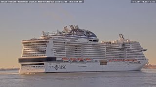 Winter Warriors: New York Harbor cruise ships