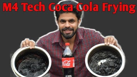 M4 Tech Coca Cola Frying | Coca Cola Boiling Experiment | കൊക്ക കോളക്കുള്ളിൽ ടാർ ഉണ്ടോ?| Manu Factor