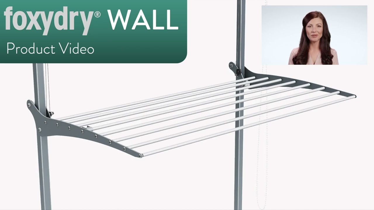 Foxydry Wall 100 Wall-Mounted Space-Saving Drying Rack