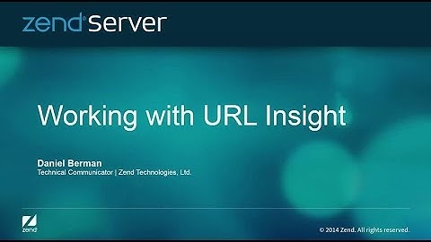 Working with URL Insight