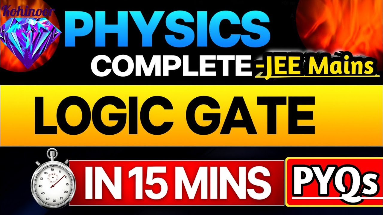 P-1||Semiconductor JEE Mains Pyqs|Semiconductor Logic Gates JEE Mains ...