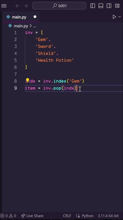 Python List Organization!! #python #programming #coding - YouTube