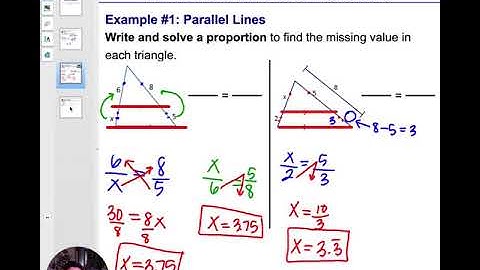 Section 6.6 - Proportionality Theorems (Geometry)