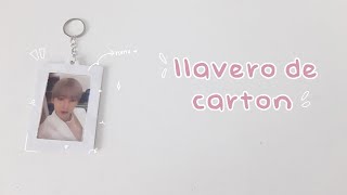 DIY/ llavero de Carton