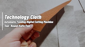 Single-layer technical fabric cutting machine with circular blade