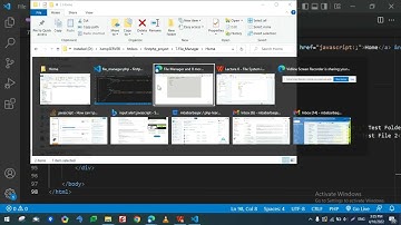 PHP Lecture 6.3 - File Manager and  file handling part-2   basic navigation in Urdu