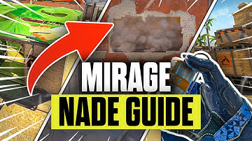 CS2 MIRAGE NADE GUIDE - ALL ESSENTIAL SMOKES, MOLLYS, FLASHES AND GRENADES!