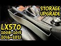 Lx570 storage upgrade  more usable front storage  best i have found  looks almost oem