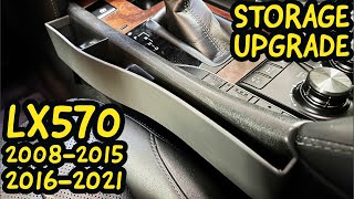 LX570 Storage Upgrade - More usable Front Storage - Best I have found - looks almost OEM by NKP Garage 1,552 views 9 months ago 7 minutes, 31 seconds