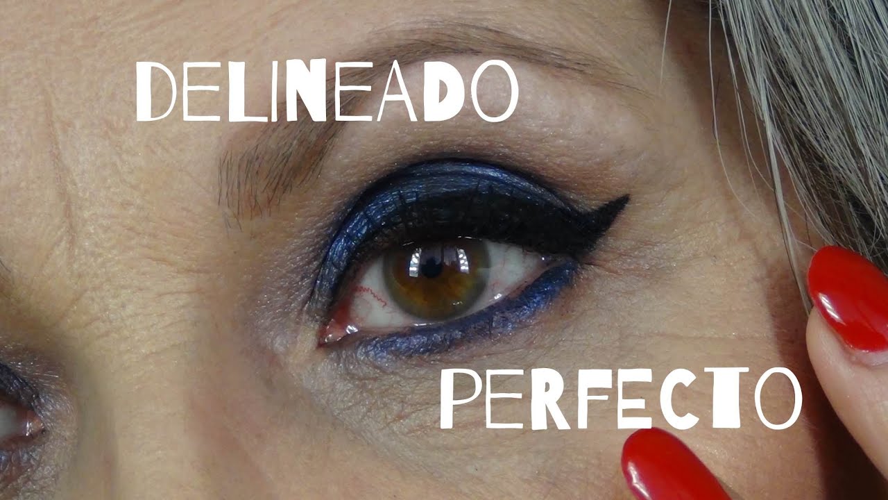 ♡ ♡ ♡ Delineado perfecto con gel en piel madura ♡ ♡ ♡ Makeupmasde40