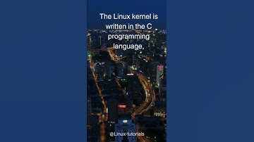 The #Linux kernel is written on a C programming language - interesting facts about OS