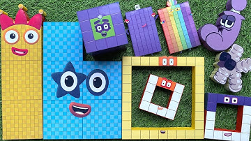 Looking for Numberblocks NEW 1054 Puzzle Tetris Space ASMR  | Numberblocks Satisfying Video