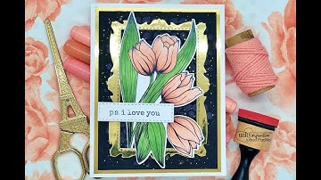 Unity Quick Tip: Copic Colored Tulips + Adding Framed Layers