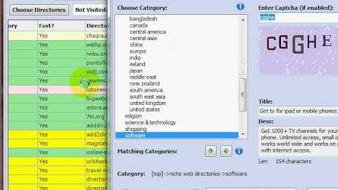 Sliq Directory Submitter in action. Get it here http://affiliatesoftwarehub.net/sliq-submitter.html