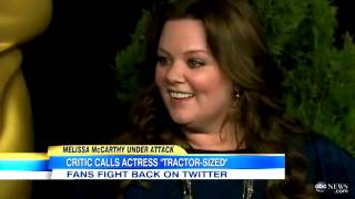 Melissa McCarthy Called a `Rhino` By Critic Rex Reed, Slams Actresses Weight in `Identity Theft