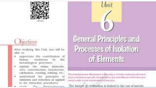 Ch 6 General Principles & Processes of Isolation of Elements | Class 12 Chemistry Reading | NCERT screenshot 1